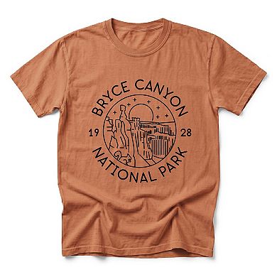Bryce Canyon National Park - Men's Garment Dyed Graphic T-Shirt