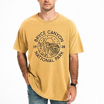 Bryce Canyon National Park - Men's Garment Dyed Graphic T-Shirt