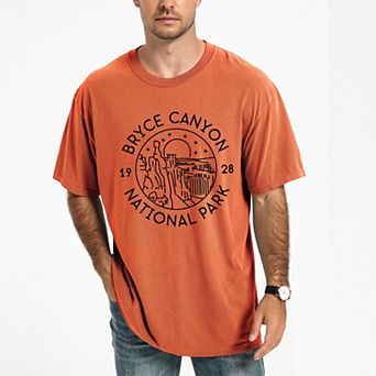 Bryce Canyon National Park - Men's Garment Dyed Graphic T-Shirt