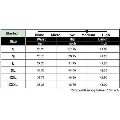 Women's High Waisted Pants Slim Fit Stretchy Bootcut Trousers Casual Solid Color