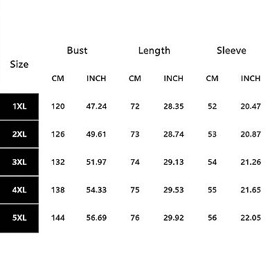 Women's Plus Size v-Neck Lapel Long Sleeve Ribbed Brushed Loose t-Shirt