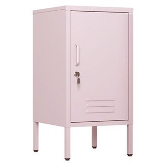 3 tier Metal Filing Cabinet Locker Storage Cabinet with 2 Adjustable Shelves for Home Office