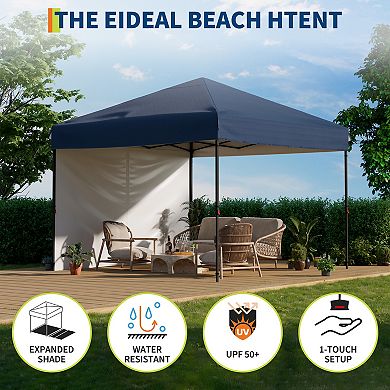 Outdoor Pop Up Canopy Tent with Adjustable Height Portable Event Shelter