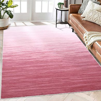Modern Ombre Area Rugs Soft Gradient Area Rugs for Living Room Nursery Dorm