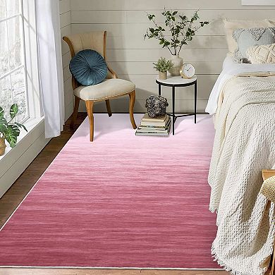 Modern Ombre Area Rugs Soft Gradient Area Rugs for Living Room Nursery Dorm