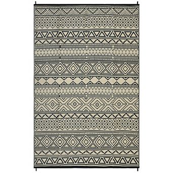 Outdoor Waterproof Rug, Reversible Camping and RV Patio Mat, Plastic Straw Design, Easy-to-Clean