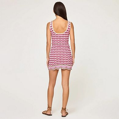 Womens Striped Casual Square Neck Sleeveless Striped Boho Beach Sundress