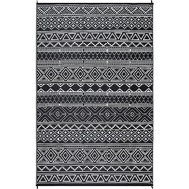 Gray Double Sided Outdoor Area Rugs Waterproof Sun Proof Grass Carpet