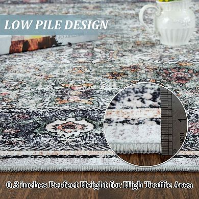 Plush Pearl Velvet Foldable Area Rugs Soft & Durable Washable Carpet Mat for Cozy Home