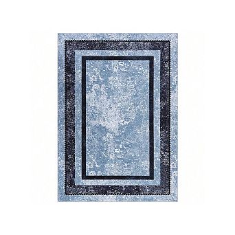Modern Bordered Washable Runners For Hallways Kitchen Runner Rug Ultra Thin.