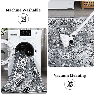 1150Gsm 100% Polyester Area Rugs with 350Gsm Velvet Weight Persian Pattern Printed