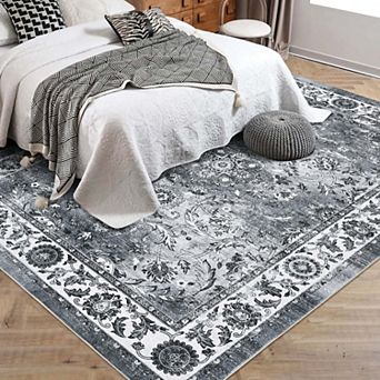 1150Gsm 100% Polyester Area Rugs with 350Gsm Velvet Weight Persian Pattern Printed