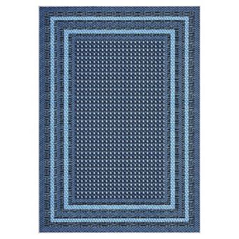 Polyester Rectangular Bedroom Living Room Dining Room Indoor Modern Bordered Soft Non