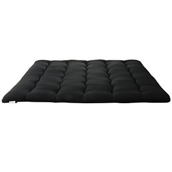 Microfiber Tatami Floor Mat, Supportive Foam Guest Sleeping Bed Roll-Up Floor Mattress