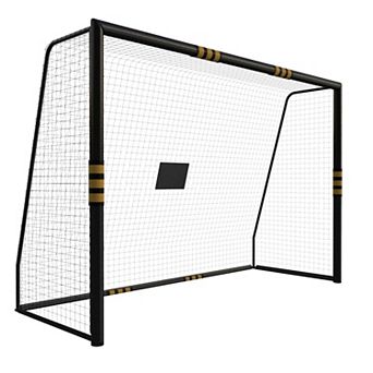 8Ft Soccer Goal with Foam Padded Posts,Weatherproof Net,Easy Assembly,Metal Structure,Anti-Collision