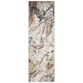 Area Rug Machine Washable Rug, Non-Slip Faux Wool Soft Floor Carpet, Low Pile Modern Abstract Rug