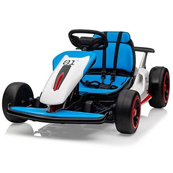 Electric Go Kart for Kids, 24V 7AH Battery 400W Powerful Motors, 8MPH Drift Kart Car Ages 6-12