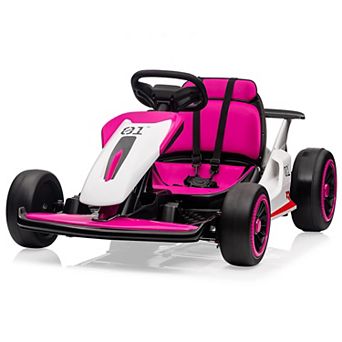Electric Go Kart for Kids, 24V 7AH Battery 400W Powerful Motors, 8MPH Drift Kart Car Ages 6-12