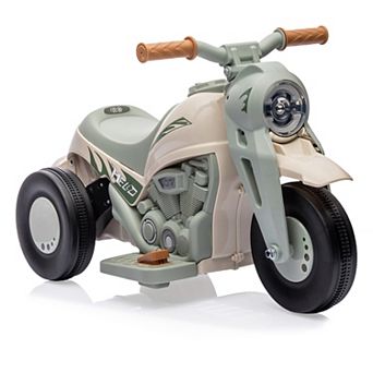 Kids Electric Motorcycle with Bubble Function, 6V Battery Powered Ride On Motorbike Toy for Kids 3