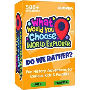 QUOKKA What Would You Choose - Family Card Game for Kids Ages 6-8
