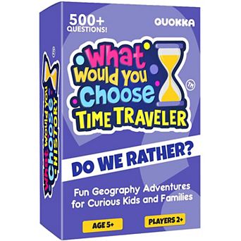 QUOKKA What Would You Choose - Family Card Game for Kids Ages 6-8