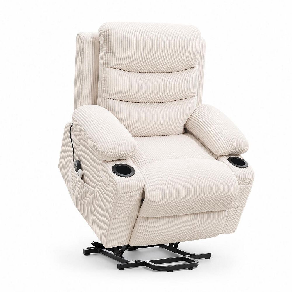 Power Lift Recliner Chair with Massage and Heat, Electric Stand Up Sofa ...