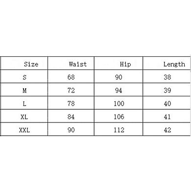 Womens Cargo High Waisted Microelastic Straight Leg Long Denim Shorts