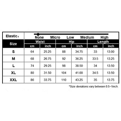 Womens High Waisted Stretchy Casual Elastic Waist Denim Shorts with Pockets