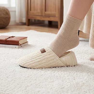 Women's Rubber Sole Soft Lightweight Shoes House Slippers