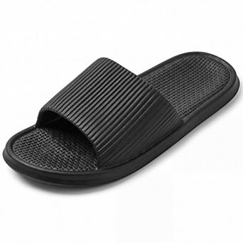 Women's Cushioned Sole Slides Unisex Quick Drying Bathroom House Slippers