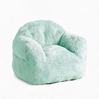 Soft Comfy Bean Bag Chair, Padded Sofa Seat with Back Support for Living Room Bedroom Apartment