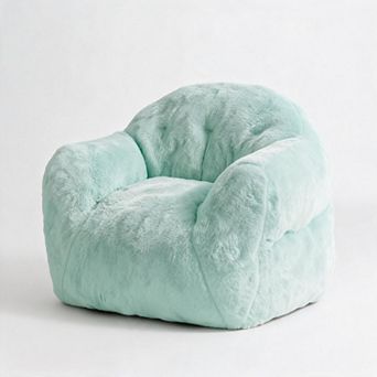 High Resilience Foam Bean Bag Chair, Supportive Backrest & Wide Armrest for Bedroom Apartment Dorm