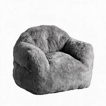 High Density Foam Bean Bag Chair, Supportive Backrest & Wide Armrest for Living Room Bedroom Dorm