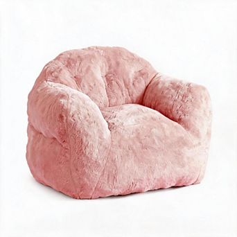 High Density Foam Bean Bag Chair, Supportive Backrest & Wide Armrest for Living Room Bedroom Dorm