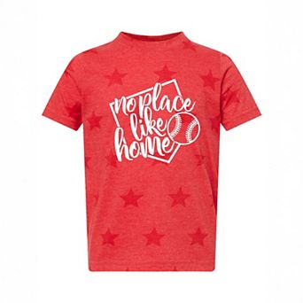 No Place Like Home - Toddler Short Sleeve Star Tee