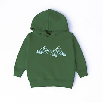 Mountain Range and Trees - Toddler Hoodie