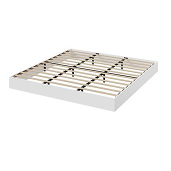 Wooden Platform Bed Frame, Floor-Standing Bed Frame with Wood Slats Support