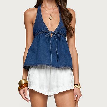 Womens Summer Cropped Denim Vest v-Neck Crop Western Jean Vest Top for Women Trendy Outfits