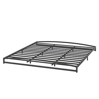 6 Inch Metal Platform Bed Frame, Low Profile Bed Frame with Sturdy Steel Slats Support,Easy Assembly