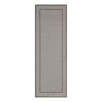 Ultra Thin Non Slip Rubber Backed Indoor Low Pile Checkered Floor Durable Area Rug for Living Room