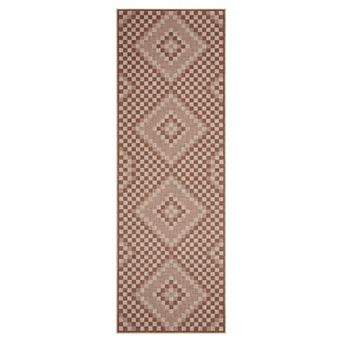 Indoor Rug for Living Room Waterproof Geometric Checkered Area Rug Washable Non Slip Modern Carpet
