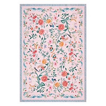 Modern Floral Washable Rug Non Slip Entryway Mat Farmhouse Accent Carpet for Laundry Room Guest Room