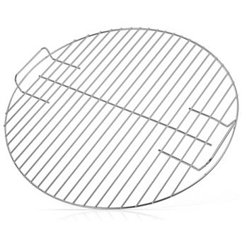 17 in Round Adjustable Grill Grate, Multi-Position Height Adjustable Cooking Grid for Outdoor Camping