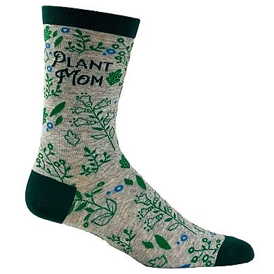 Womens Cute Plants Socks Bundle 4 Pack Socks With Funny Graphics for Ladies