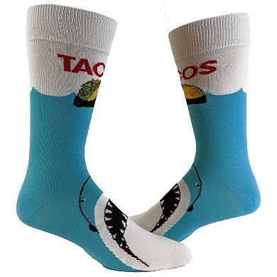 Mens Funny Taco Socks Bundle 4 Pack Socks With Awesome Graphics for Men