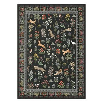Area Rugs for Living Room, Large Bedroom Washable Rugs, Thin Modern Nursery Rug Non-Shedding