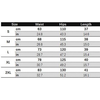 Women's Ruffle Casual Drawstring Elastic Waist Beach Lightweight Flowy Shorts with Pockets