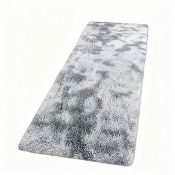 Runner Rug for Hallway Non-Slip Stain Resistant Fluffy Nursery Rug Ultra Soft Shag for Bedroom