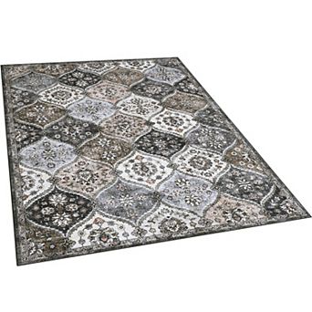 Area Rug Machine Washable Rug for Living Room, Non-Slip Stain Resistant Accent Rug for Bedroom