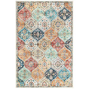 Area Rug Machine Washable Rug for Living Room, Non-Slip Stain Resistant Accent Rug for Bedroom